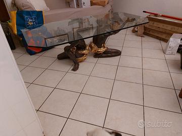 Tavolino basso con due mori