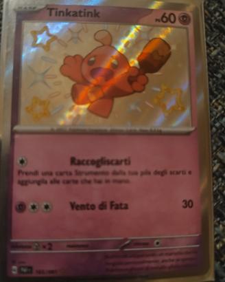 carta Pokemon 165/091 destino di Paldea Tinkatink 