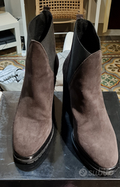 Stivaletto in camoscio tacco 12 numero 41