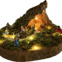 PRESEPE ARTIGIANALE ILLUMINATO