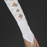 Guanti Goth Sposa Cadavere Fantasma Ghost Cosplay