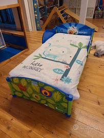 Letto Junior bambino con lenzuola