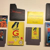 Nintendo NES LowGman, Hudson Hawk, World Wrestling