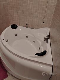 Vasca idromassaggio angolare aqualux 