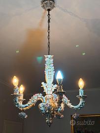 lampadario Capodimonte