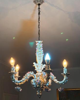 lampadario Capodimonte