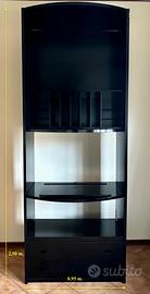 Libreria Morassutti in legno laccato Nero