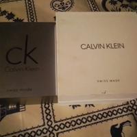 CALVIN KLEIN 2 BOX OROLOGI ORIGINALI