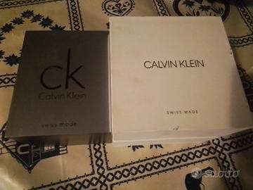 CALVIN KLEIN 2 BOX OROLOGI ORIGINALI