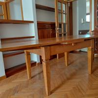 Tavolo Allungabile Castagno Massiccio + 6 Sedie