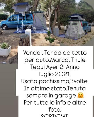 Tenda per auto Thule . Usata 3 volte.