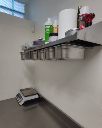 Mensola Acciaio inox 5 cassetti