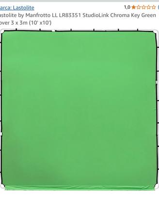 Telo professionale per Green Screen 3mtx3