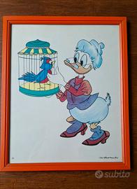 Quadretto Nonna Papera Walt Disney Production 