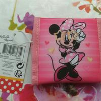 Portafoglio Minnie Mouse rosa Disney nuovo