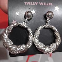 Orecchini a cerchi intrecciati 