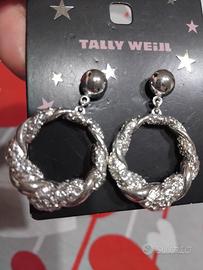 Orecchini a cerchi intrecciati 