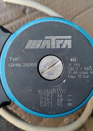 Pompa di circolazione a 3 velocità