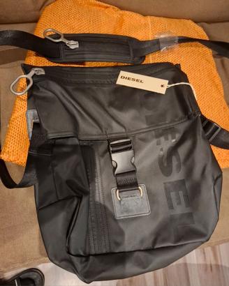 Borsa Tracolla Diesel Nero Nuova con Cartellino