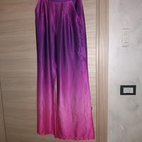 pantalone a zampa sfumato 