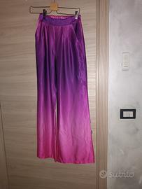 pantalone a zampa sfumato 