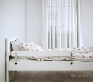 Lettino IKEA KRITTER 70x160 cm bianco + Materasso 