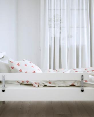Lettino IKEA KRITTER 70x160 cm bianco + Materasso 