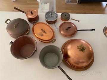 Batteria pentole rame