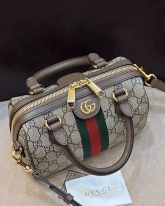 Borsa a mano Gucci Ophidia Boston piccola