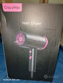 Phone per capelli Crazymar 1880w con diffusore