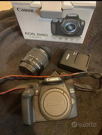 Fotocamera Reflex Canon EOS 2000D EFS 18-55