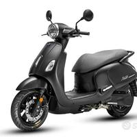 Scooter sym fiddle 125 nero opaco e5