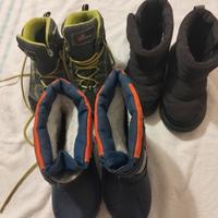 Tre paia scarponcini invernali bimbo 