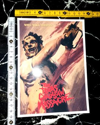 The Texas Chainsaw Massacre Horror Foto A5 Poster 