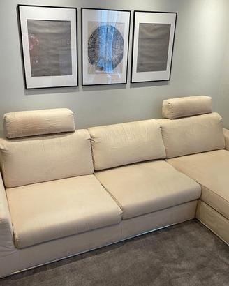 Divano con chaise longue Chateau d'Ax 290x170