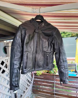 Giubbotto custom in pelle da donna tg M