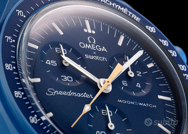 omega swatch neptune, moonshine gold,bioceramic