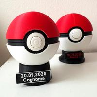 Pokeball Personalizzata con Nome e Data, Bombonier