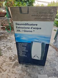 deumidificatore per interni  portatile 20l/h24