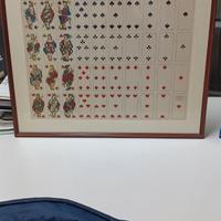 Tavola Carte da gioco Pignalosa Napoli 1940 quadro