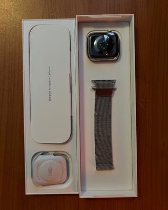 Apple Watch serie 9 gps in acciaio 45mm