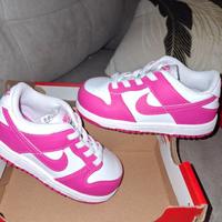 Scarpe  NUOVE bambina nike dunk  fucsia e bianche