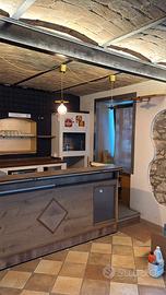 Bancone bar refrigerato completo