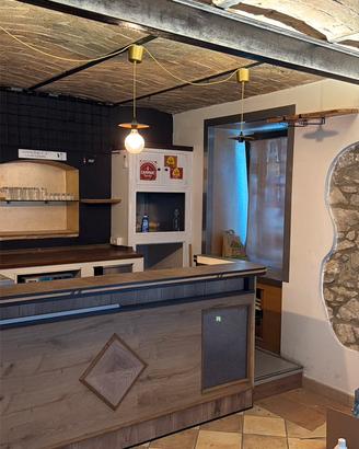 Bancone bar refrigerato completo