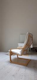 poltroncine in legno