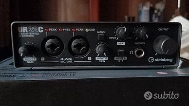 Steinberg UR22C, interfaccia audio 2 in / 2 out