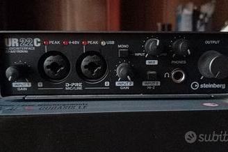 Steinberg UR22C, interfaccia audio 2 in / 2 out