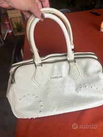 borsa desigual bianco latte