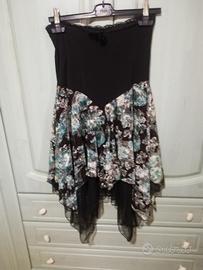 gonna con strati in velo