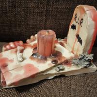 Scultura RIP Lapide Cripta Bara 14 cm x 9 cm